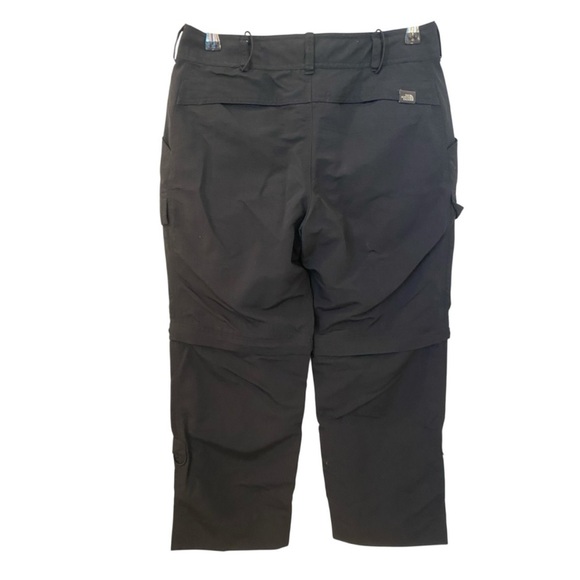 The North Face Womens Black Windbreaker Hiking Outdoor Pants/Shorts - Picture 9 of 9